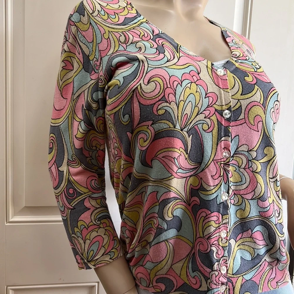 Pierre Cardin Pastel Cardigan L - Picture 3 of 14